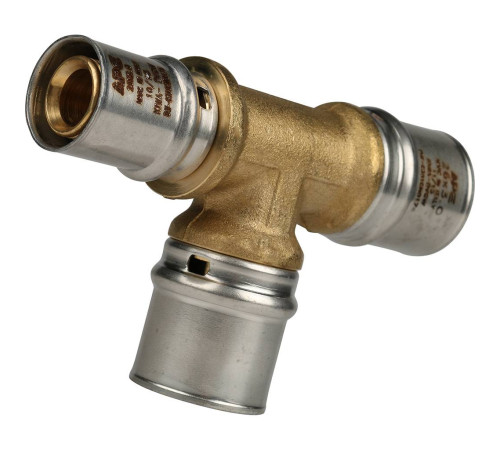 Тройник переходной STOUT 26х26х20 пресс для металлопластиковых труб SFP-0005-262620
