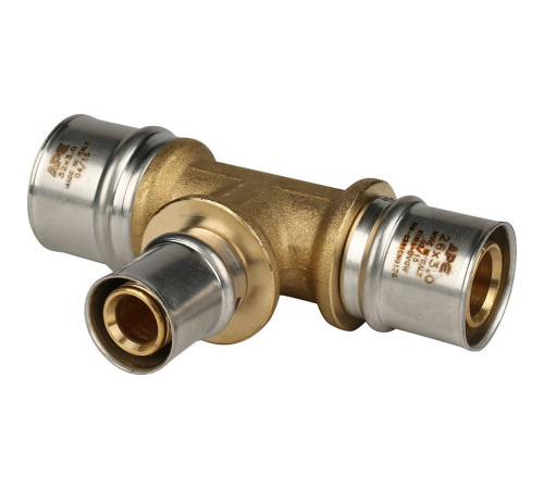 Тройник переходной STOUT 32x20x26 мм пресс для металлопластиковых труб SFP-0005-322026