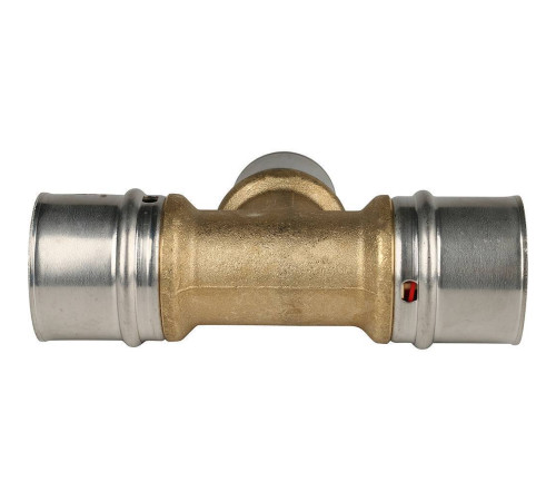 Тройник переходной STOUT 32x26x32 мм пресс для металлопластиковых труб SFP-0005-322632
