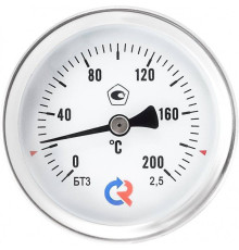 Термометр биметаллический Росма БТ-51.211 с погружной гильзой 100 мм 00000002556