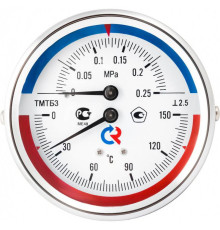 Термоманометр Росма ТМТБ-31Р.1 Ø 80 мм 0-120 °C 1.6 МПа радиальный 00000002330