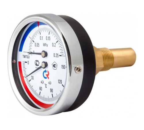 Термоманометр радиальный Росма ТМТБ-31Р.1 80 мм 1/2 6 бар 00000002329