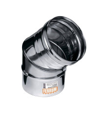 Колено дымохода Ferrum 135° AISI 430 0.8 мм Ф250 мм Аf2325