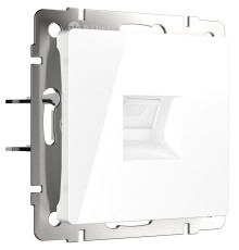 Розетка Ethernet RJ-45 cat. 6A экранированная (белый) W5120101