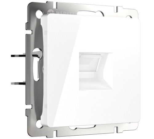 Розетка Ethernet RJ-45 cat. 6A экранированная (белый) W5120101