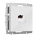 Розетка Ethernet RJ-45 cat. 6A экранированная (белый) W5120101