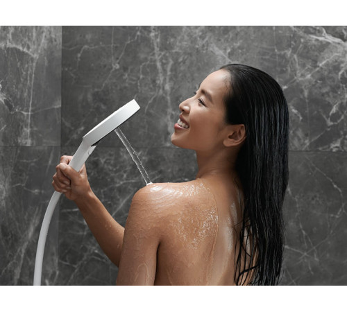 Ручной душ Hansgrohe Rainfinity 130 мм 3jet белый матовый 26864700