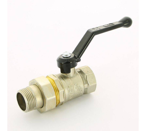 Кран шаровой LD Pride 3/4 НВ полнопроходной ручка с американкой 47.307.20