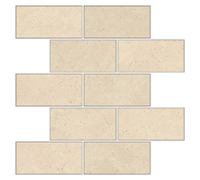 Мозаика Kerranova Marble Trend K-1003/LR/m13 Crema Marfil 30.7x30.7 см K-1003/LR/m13/307x307x10