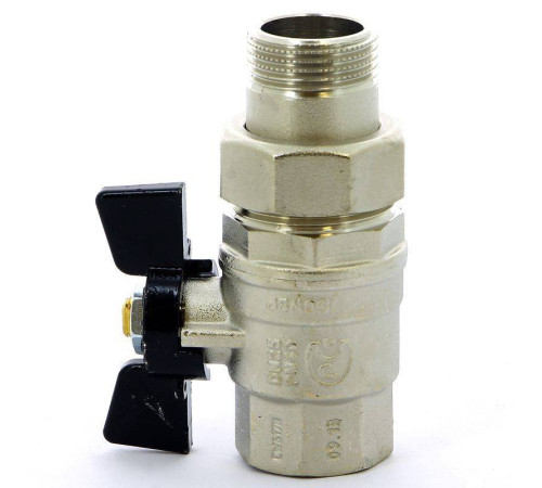 Кран шаровой Bugatti Oregon 1 НВ со сгоном бабочка 03220037