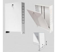 Шкаф коллекторный встраиваемый Uni-Fitt 1090х670-760х125-195 мм 482W6000