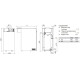 Котел газовый напольный Baxi SLIM EF 1.31 энергонезависимый открытая камера A7116066