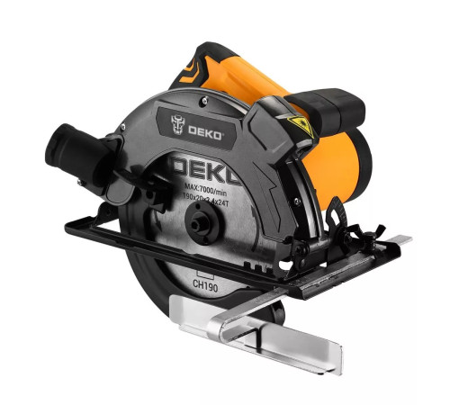 Пила дисковая DEKO DKCS1800-190 Laser 1800 Вт 190 мм лазерный указатель 063-4102