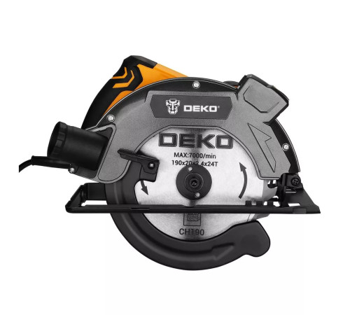 Пила дисковая DEKO DKCS1800-190 Laser 1800 Вт 190 мм лазерный указатель 063-4102
