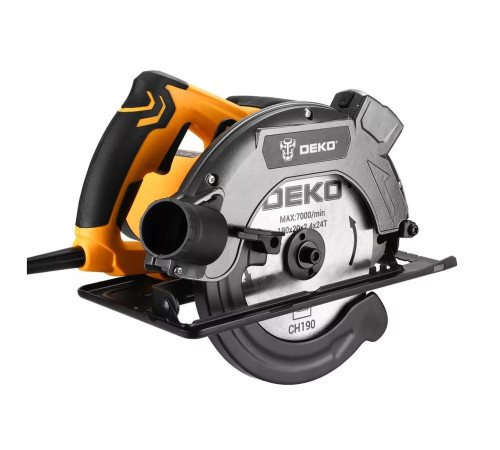 Пила дисковая DEKO DKCS1800-190 Laser 1800 Вт 190 мм лазерный указатель 063-4102