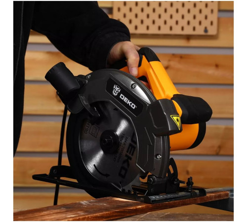 Пила дисковая DEKO DKCS1800-190 Laser 1800 Вт 190 мм лазерный указатель 063-4102