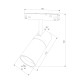 Slim Magnetic R01 Трековый светильник 6W 4200K черный 85011/01 85011/01