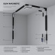 Slim Magnetic Шинопровод встраиваемый под ГКЛ 9,5мм белый (2м) 85209/00 85209/00