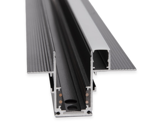 Slim Magnetic Шинопровод встраиваемый с местом под светодиодную ленту чёрный (2м) 85132/00 85132/00