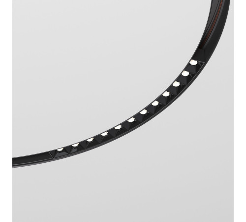 Slim Magnetic Трековый светильник для радиусного шинопровода 12W 4200K Intenso чёрный Ø 800мм 85184/01