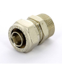 Муфта обжимная Tiemme никелированная 20х1/2 НР 1600007