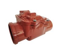 Клапан обратный Политэк Пайп для наружной канализации 110 мм НС-1306768