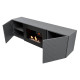 Тумба с биокамином Firelight BFP/P-1400V графит 1595748