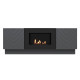 Тумба с биокамином Firelight BFP/P-1400V графит 1595748
