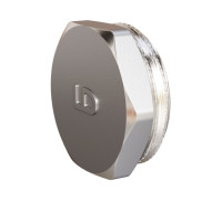 Заглушка латунная LD Pride 3/4 дюйма НР никелированная 1766709