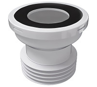 Труба фановая РТП W1218 110 мм 45 градусов белая 11443