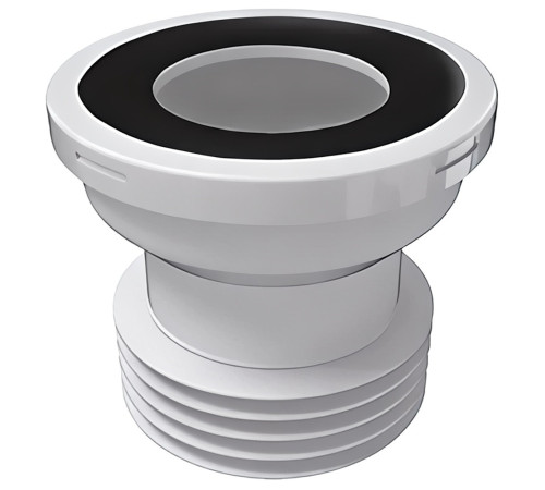 Труба фановая РТП W1218 110 мм 45 градусов белая 11443