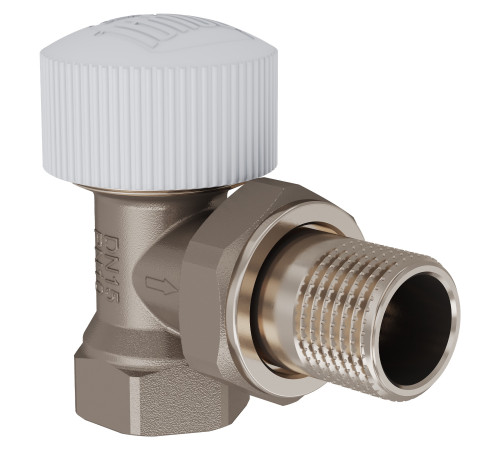 Клапан термостатический угловой Royal Thermo Standart 1/2 М30х1.5 RTE 07.001