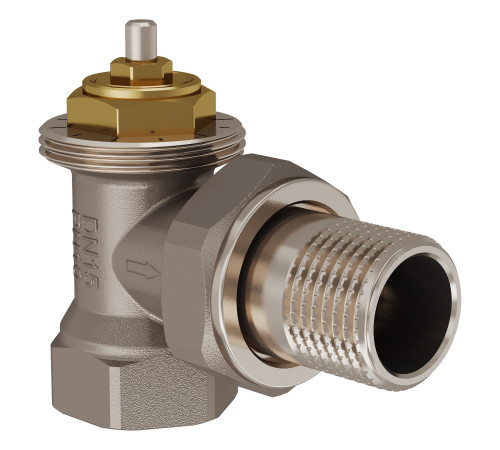 Клапан термостатический угловой Royal Thermo Standart 1/2 М30х1.5 RTE 07.001