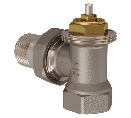 Клапан термостатический угловой Royal Thermo Standart 1/2 М30х1.5 RTE 07.001