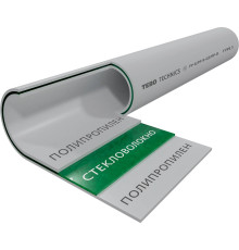 Труба полипропиленовая TEBO SDR 7.4 PN20 20x2.8 мм армированная стекловолокном серая 4 м 1416175