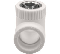Тройник комбинированный THERMOLIGHT PP-R 32х1х32 мм ВР белый НС-1620588