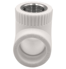 Тройник комбинированный THERMOLIGHT PP-R 32х1х32 мм ВР белый НС-1620588