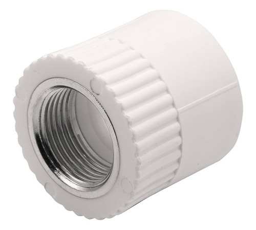 Муфта комбинированная Thermolight PP-R 32x3/4 ВР белая 1620502
