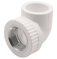 Угольник комбинированный 90° PP-R THERMOLIGHT 32 мм x 1 ВР белый НС-1620668