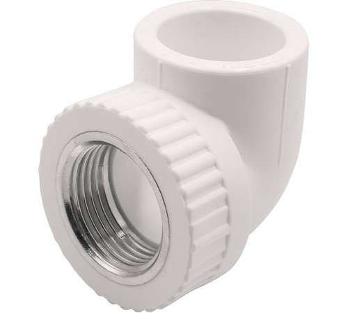Угольник комбинированный 90° PP-R THERMOLIGHT 32 мм x 1 ВР белый НС-1620668