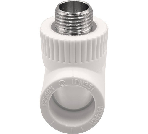 Тройник комбинированный THERMOLIGHT PP-R 25х1/2х25 мм НР белый НС-1620592