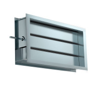 Воздушный клапан SHUFT DRr 400х400 мм с подставкой под электропривод 0074754