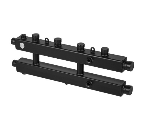 Коллектор распределительный Royal Thermo 3 контура (2 вверх, 1 вбок) RTE 50.125.02