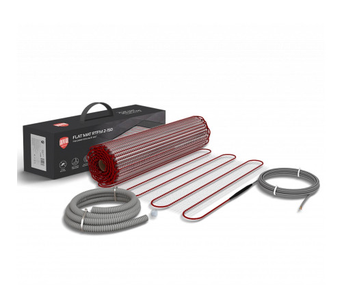 Нагревательный мат Royal Thermo Flat Mat RTFM 2-150-2,5 2,5 м² с терморегулятором RTO-16 RTFM 2-150-2,5 / RTO-16