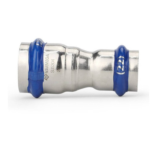 Муфта двухраструбная переходная Varmega Inox Press 22x18 мм VMIP25-2218