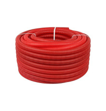 Труба гофрированная ПНД VARMEGA 40 мм для труб 32 мм красная VM58104