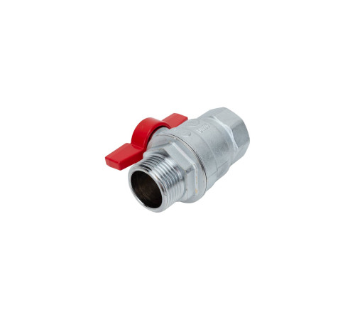 Кран шаровой Giacomini R854 1 ВР-НР полнопроходной красная бабочка R854X025