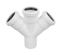 Крестовина одноплоскостная Политэк 50x50x50 мм 45° бесшумная 20505045