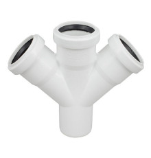 Крестовина одноплоскостная Политэк 50x50x50 мм 45° бесшумная 20505045