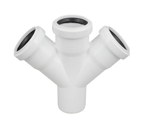 Крестовина одноплоскостная Политэк 50x50x50 мм 45° бесшумная 20505045